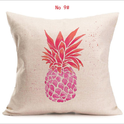 

Cushion cover complete picture of pineapple linen pillow cover geometry square decorative pillows