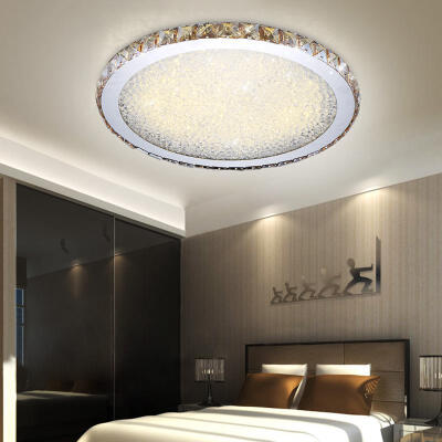 

Modern Simple Creative Style LED Crystal Flush Mount Round Shape for Living Dining Room Bedrooms