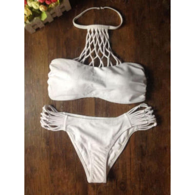 

Women Sexy Swimwear Push up Padded Bikini Swimsuit Beachwear Halter Bathing suit