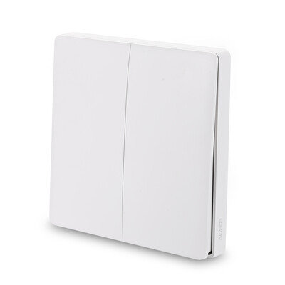 

AQara WXKG02LM Smart Light Switch Wireless Version Double Key International Edition