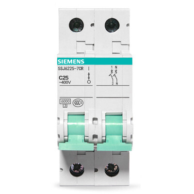 

Стандартный тип переключающая схема выключателя Сименс (Siemens) 5SJ62257CR 2P25A двухстороннего всасывания Общее