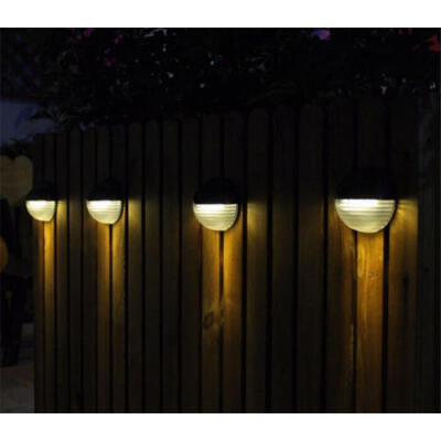 

Solar Power Light Sensor 6 LED Wall Light Outdoor Garden Fence Waterproof Lamp