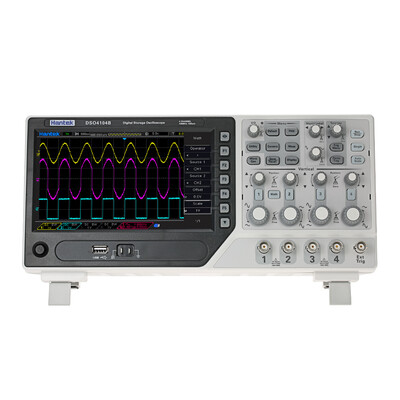 

Hantek DSO4104B Bench-type Digital Storage Oscilloscope 4CH 100MHz Bandwidth 8-bit 500μVdiv 1GSs Sample Rate