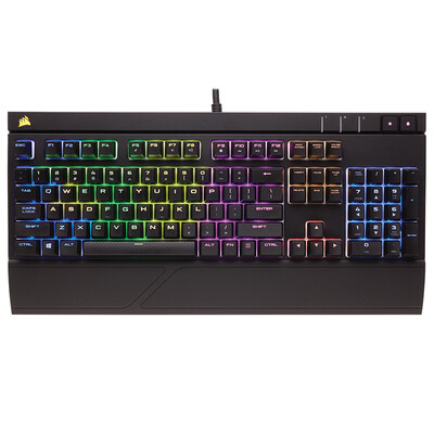 

American Corsair USCorsair STRAFE RGB Discipline Colorful Backlit Machine Game Keyboard Black Tea Chalet Jade Life Chicken Chicken Keyboard