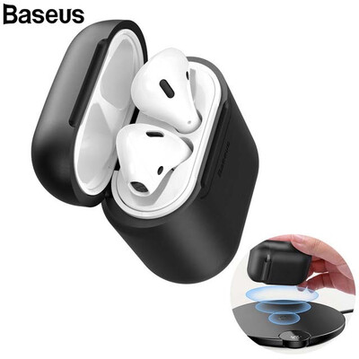 

Baseus Wireless Earphone Protect Case For AirPods Wireless Charging Receiver Case Ultra Thin Case for Apple Airpods
