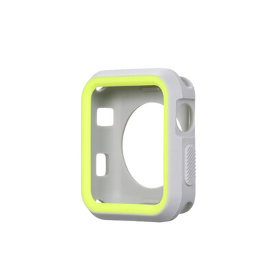 

Soft Silica Gel Watchcase Breakingproof Protective Watch Cover For Apple Watch 32