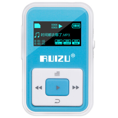 

Руи (RUIZU) X12 8G синий спортивный клип HIFI без потерь музыка MP3 / MP4