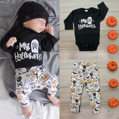 

AU Halloween Newborn Infant Baby Girl Boy Bodysuit Romper Jumpsuit Pants Clothes