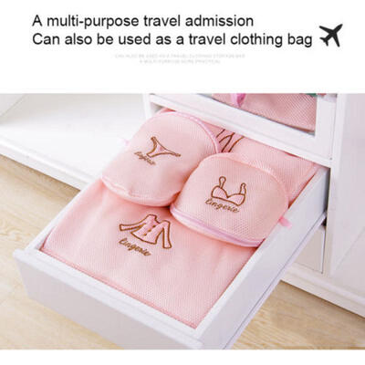 

New Socks Underwear Washing Protecting Mesh Bag Thicken Zipper Mesh Laundry Bag