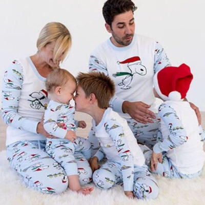 

Family Matching Christmas Pajamas Set Women Baby Kid Pumpkin Sleepwear Nightwear