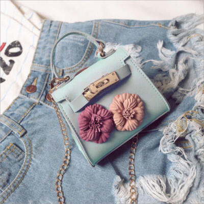 

1PC Exquisite Womens Mini Floral Handbag Chain Messenger Crossbody Shoulder Bag