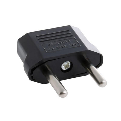 

YWXLight 1Pcs Standard US AU to European Euro EU Travel Charger Adapter Plug Outlet Converter