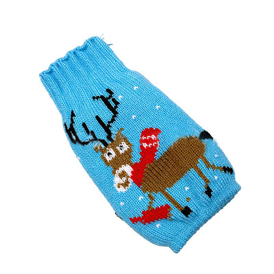 

UpperX Decoration Bag Bottle of wine Xmas Reindeer Costume Christmas Gift Packaging Decor Ornament table Blue