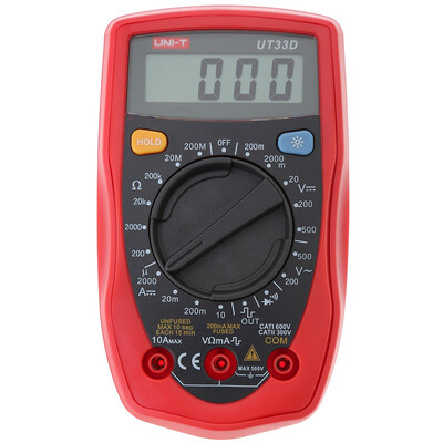 

Ulyde (UNI-T) UT33D handheld digital multimeter
