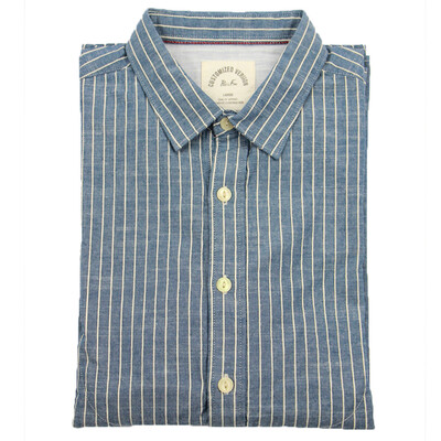 

BIIFREE Casual Button-Down Shirts Men's Clothing 100% Cotton Long Sleeve Striped shirt