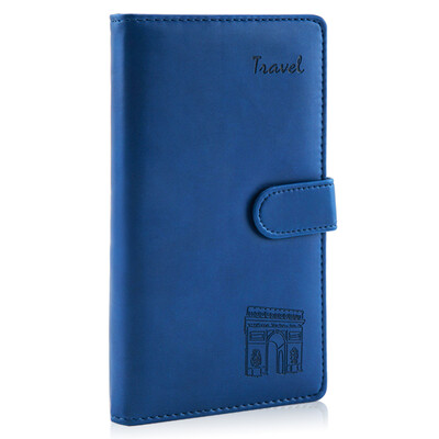 

Guangbo GuangBo GBP0534 48K120 pages travel travel notes leather surface of the blue 1 installed