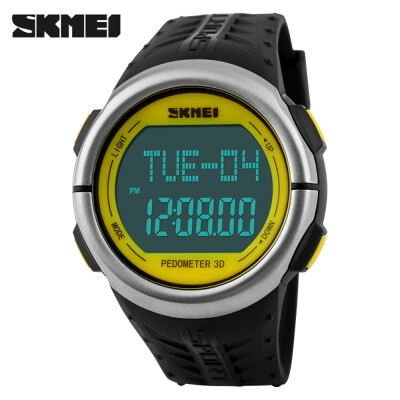 

SKMEI New Big Case Pedometer Heart Rate Monitor Digital Wristwatch