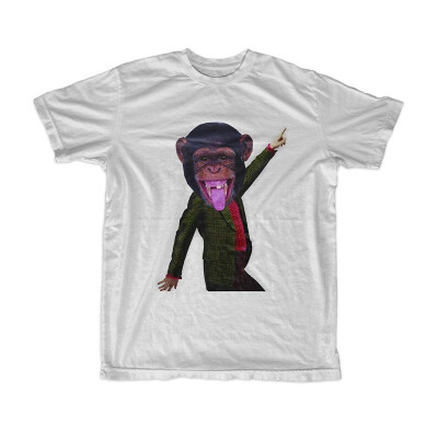 

Crazy Monkey In A Suit Funny Swag Dope Mens T-Shirt