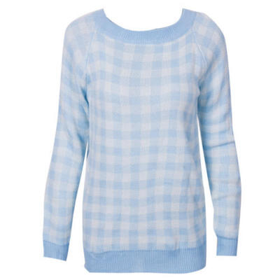 

Women Autumn Winter Fashion Off Shoulder Swallow Gird Sweater Pullover Top