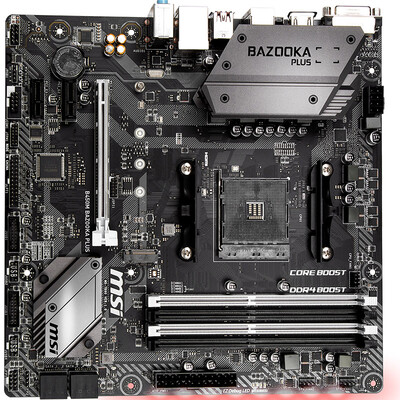 

MSI B450M BAZOOKA PLUS motherboard AMD B450Socket AM4