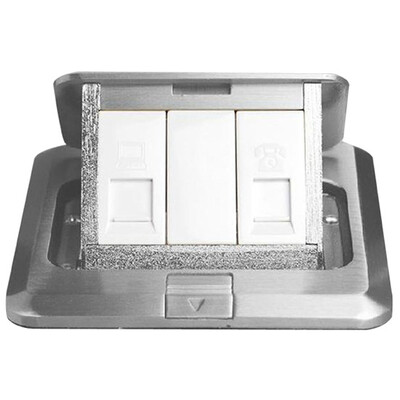 

Siemens SIEMENS 5UH84923NC01 switch socket ground phone computer socket stainless steel
