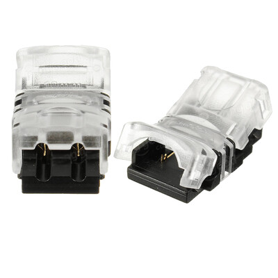 

ZDM 2PCS 2pin 8mm 10mm Wire Connector for NO-Waterproof 5050 5730 3528 2835 Single Color LED Flexible Strip Light