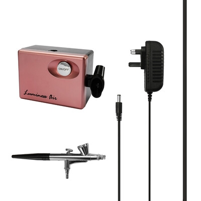 

Mini Airbrush Compressor Kit Portable Tattoos Make up Cake Decorating Airbrush Professional Air Compressor for Nail Art&Makeup