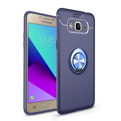 

Fivice Samsung Galaxy J2 prime case TPU metal ring shell magnetic bracket soft shell