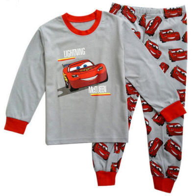 

US Kids Baby Girl Boy T-shirt TopsPants Pajamas Set Sleepwear Outfits Clothing