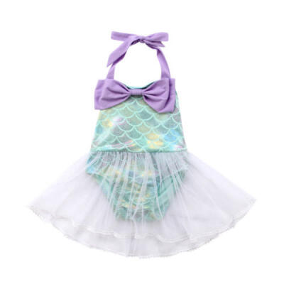 

AU Toddler Baby Girls Swimsuit Mermaid Swimsuit Swimwear Beachwear Bathing Suit