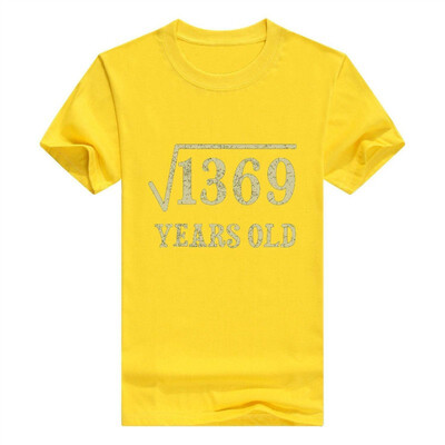 

37 yrs Years Old Square Root of 1369 37th Birthday T-Shirt
