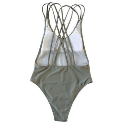 

Women Bandage Swimwear One Piece Bikini Swimsuit Push Up Beachwear Bathing XS-L