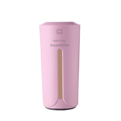 

Usb color light cup humidifier small silent air capacity office refill cup