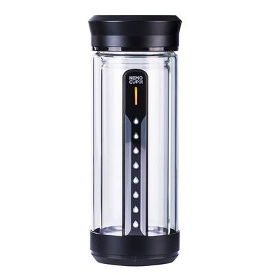 

NEMOCUP Double Glass Smart Cup Space Grey APP Drinking Interactive Remind Creative Health Gift