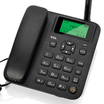 

TCL GF100 Chang Union telephone machine seat Tie Tong Unicom base card mobile phone Unicom phone SIM card caller ID large volume home office fixed card phone (black