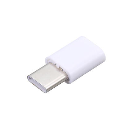 

Micro USB to Type-C Universal Converter Connector Cable Adapter for iOS Huawei Samsung Xiaomi White
