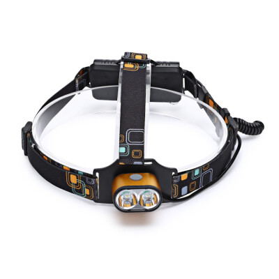 

Yupard LBYB - T25 3 Modes Waterproof USB Rechargeable Focus Headlamp Cree XM - T6 LED Flashlight for Outdoor Sports Fishing