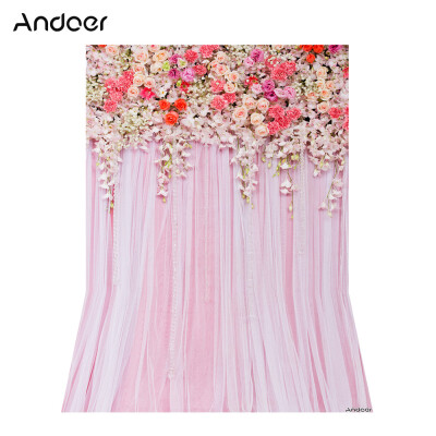 

Andoer 15 21m5 7ft Blossoming Paper Flower Photography Background Wedding Backdrop Photo Studio Pros