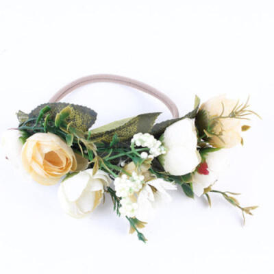 

Baby Girl Kids Toddler Lace Flower Headband Hair Bow Band Accessories Headwear