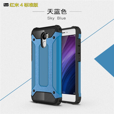 

Fivice Xiaomi Redmi 4 case Luxury Silicone Diamond Armor PC Hard Shell Phone Case