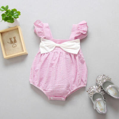 

Newborn Infant Baby Girls Floral Cotton Romper Jumpsuit Bodysuit Clothes Outfits