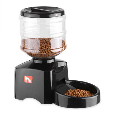 

Programmable 55L LCD Display Automatic Pet Feeder for Cat Dog Electric Dry Food Dispenser Dish Bowl 1-3 MealDay with Timer & Voi