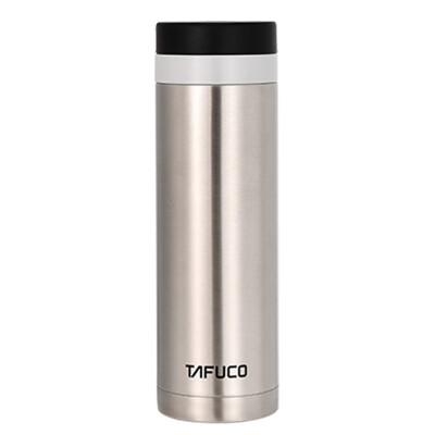 

Jingdong supermarket] Taifu high (TAFUCO) stainless steel vacuum insulation Cup men and women straight body cup cup T-1050 0.48L Ya black