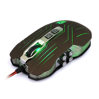 

2016 marca gaming mouse 120016002400 dpi usb 3d professional gaming competitivo pulsanti x9 mouse per computer pc gamer mouse