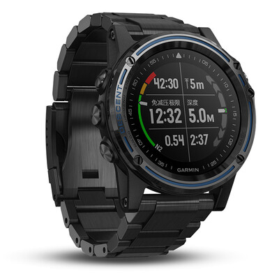 

Garmin Descent Mk1 titanium alloy leather strap version GPS smart watch multi-function heart rate monitor dive sports watch
