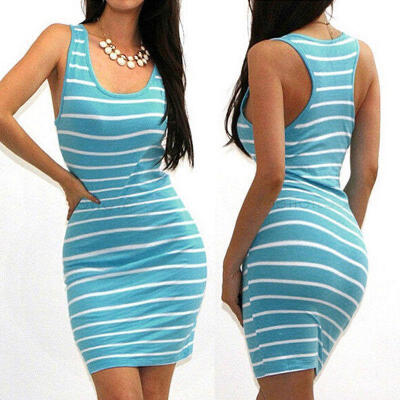 

USA Womens Bandage Bodycon Sleeveless Evening Party Cocktail Short Mini Dress