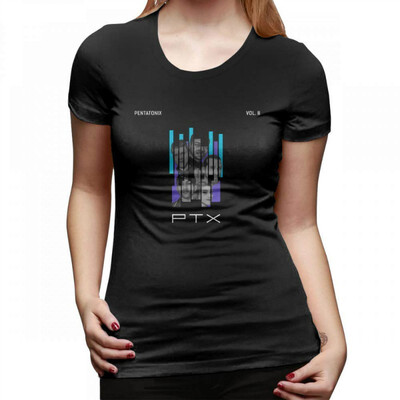 

DonMMason Pentatonix PTX Cotton T Shirts Womans Youth Cute T Shirt Black
