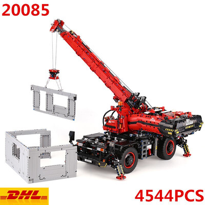 

New Lepin 20085 Technic Rough Terrain Crane Legoing 42082 Building Blocks Bricks Educational Toys With Battery Box