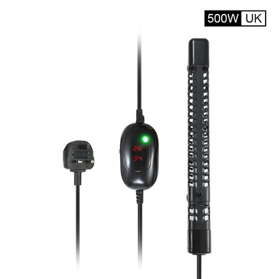 

500W Multi-functional 2 in 1 Submersible Aquarium Heater Thermostat Heating Fish Tank with Protective Housing&Digital Temperat