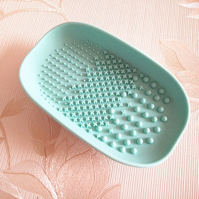 

Outdoor Silicone Multifunctional Soap Dish Makeup Brush Cleaner